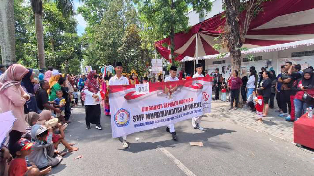 Musawerna Tampil Memukau di Karnaval HUT RI ke-79 Kabupaten Tegal