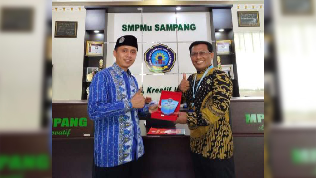 Musawerna dan SMP Muhammadiyah Sampang Jalin Silaturahmi dan Kerja Sama Manajemen Sekolah