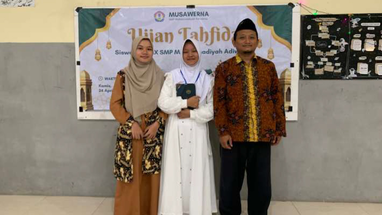 Siswi SMP Muhammadiyah Adiwerna Hafal 9 Juz Al-Qur’an dalam Sekali Duduk, Bukti Keunggulan Program Tahfidz Sekolah